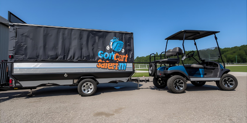 How Can You Tow A Golf Cart On A Trailer: A Complete Guide