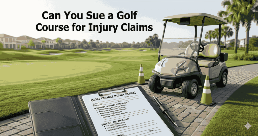 Can You Sue a Golf Course for Injury Caused on Their Property Can You Sue a Golf Course for Injury Claims