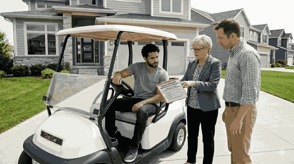 Homeowners Insurance and Golf Cart Accidents: When Are You Actually Covered?