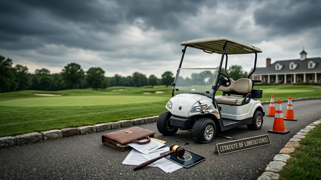 Statute of limitations golf cart accident