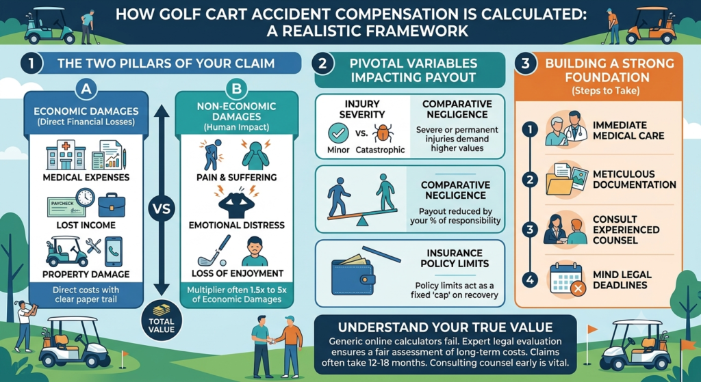 Golf Cart Accident Compensation Calculator