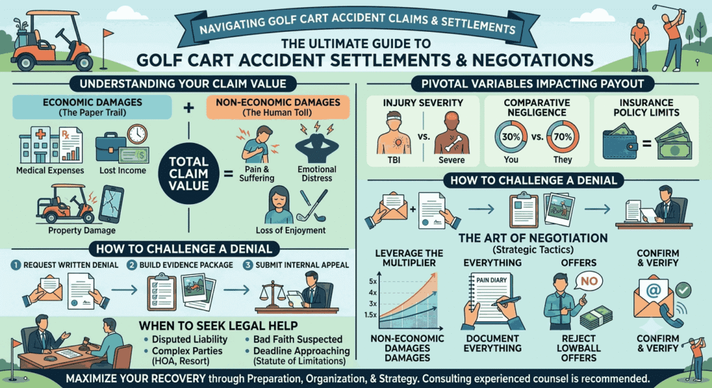 How to Negotiate a Golf Cart Accident Settlement