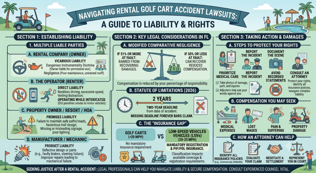 Rental Golf Cart Accident Lawsuit Guide