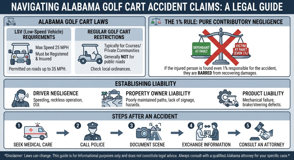 Alabama Golf Cart Accident Claim Process Guide