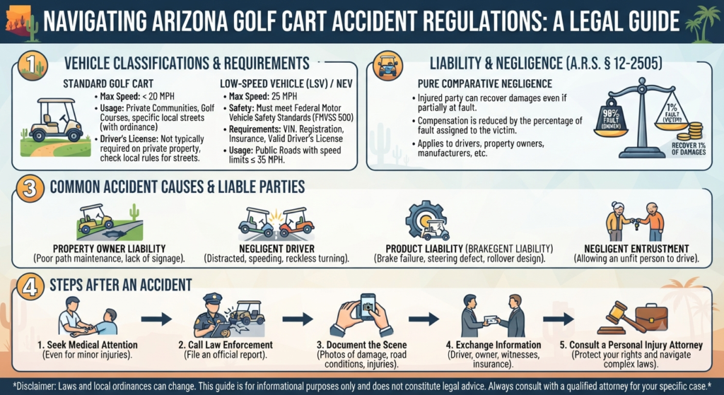 Navigating Arizona Golf Cart Laws: A Legal Guide for Accident Victims Arizona Golf Cart Accident Regulations Guide