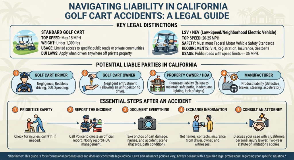 Navigating Liability in California Golf Cart Accidents California Golf Cart Accident Liability Guide