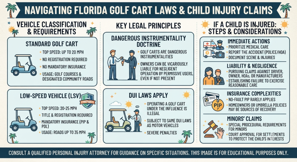 Florida Golf Cart Accident Laws Explained