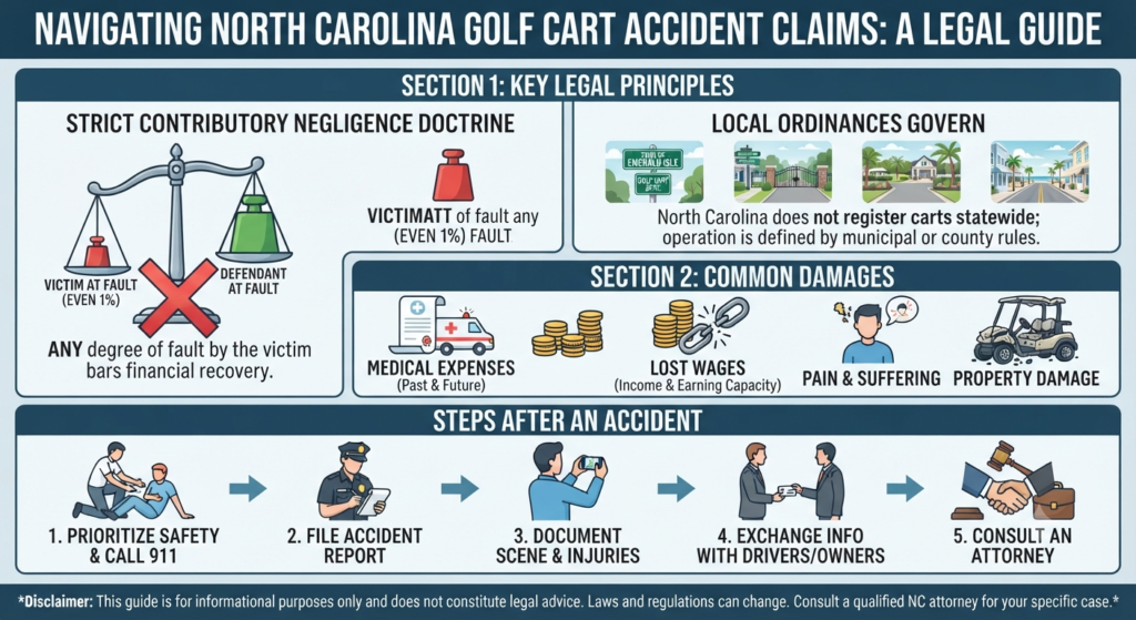North Carolina Golf Cart Accident Law Guide