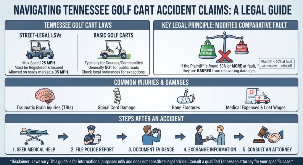 Navigating Tennessee Golf Cart Accident Claims: A Legal Guide Tennessee Golf Cart Accident Legal Rights Guide